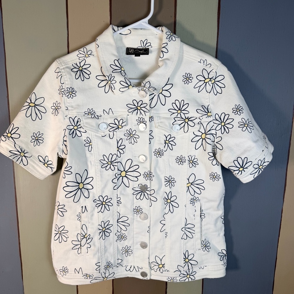 Daisy Denim Jacket-Size:Small - Picture 5 of 8